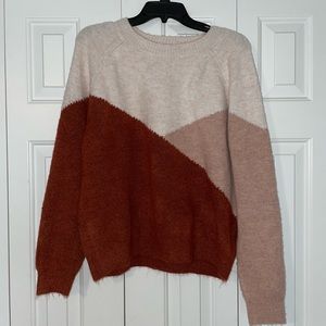Shein color block sweater